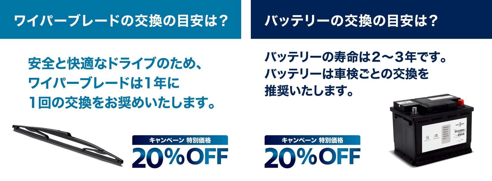 サービスキャンペーンのお知らせ