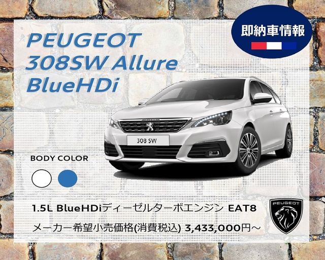 308SW即納車情報