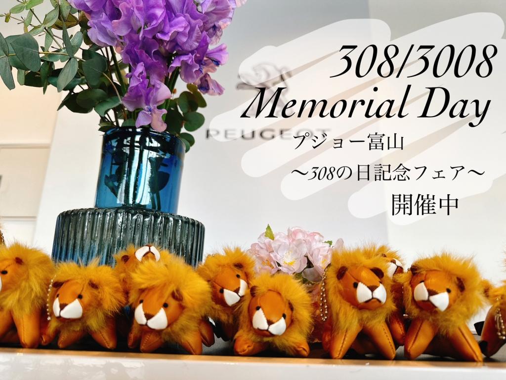 ３０８/３００８ Memorial Day 開催中