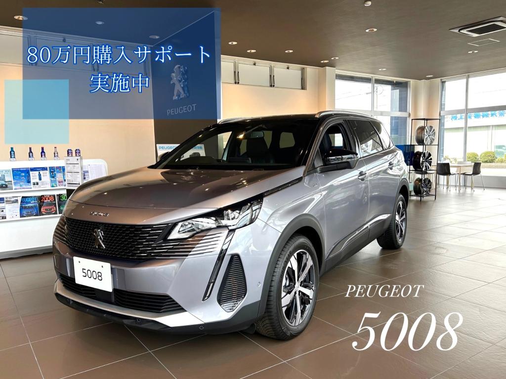 3008/5008  80万円購入サポート延長決定！